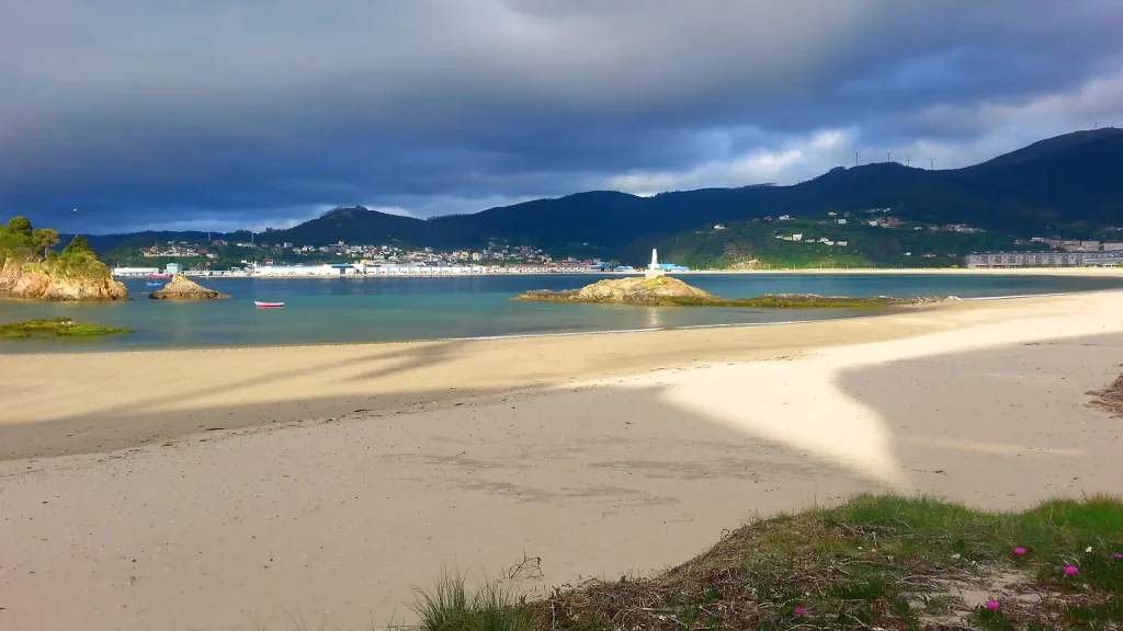 Playa de Covas en provincia de Lugo